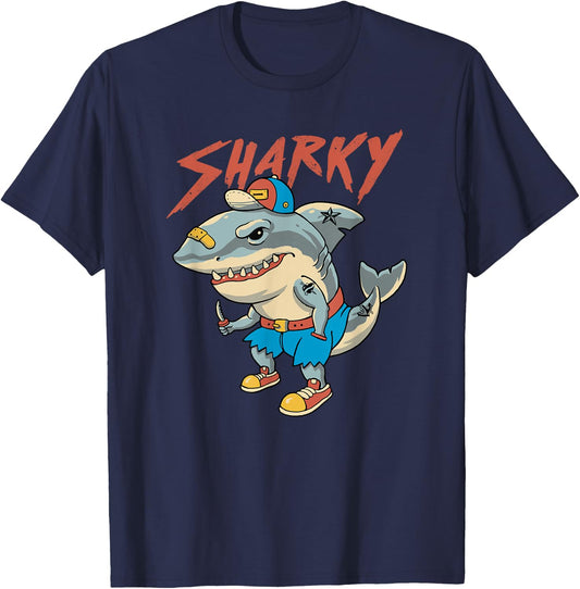 Sharky Boy T-Shirt - T-Shirt | Navy