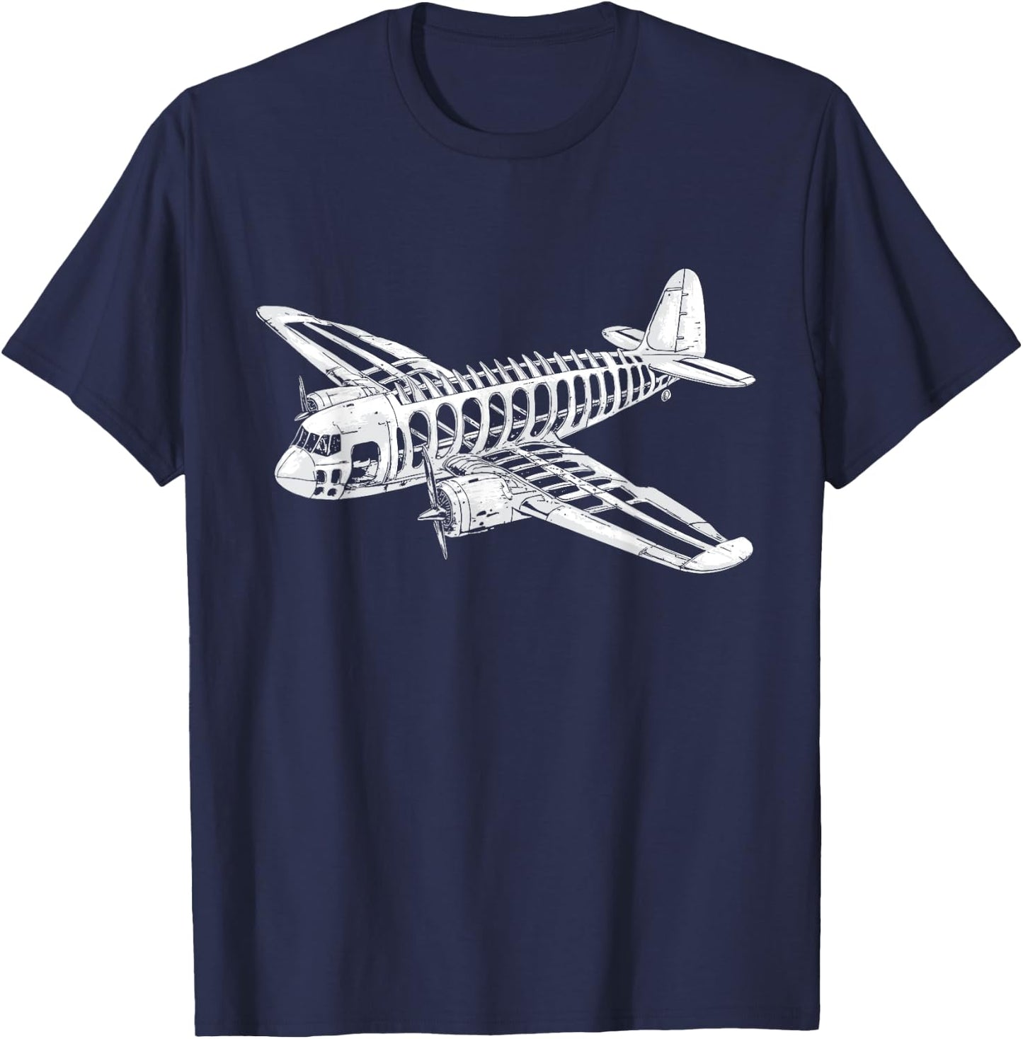 Funny Skeletal Airplane Skeleton Halloween Kids T-Shirt - T-Shirt | Navy