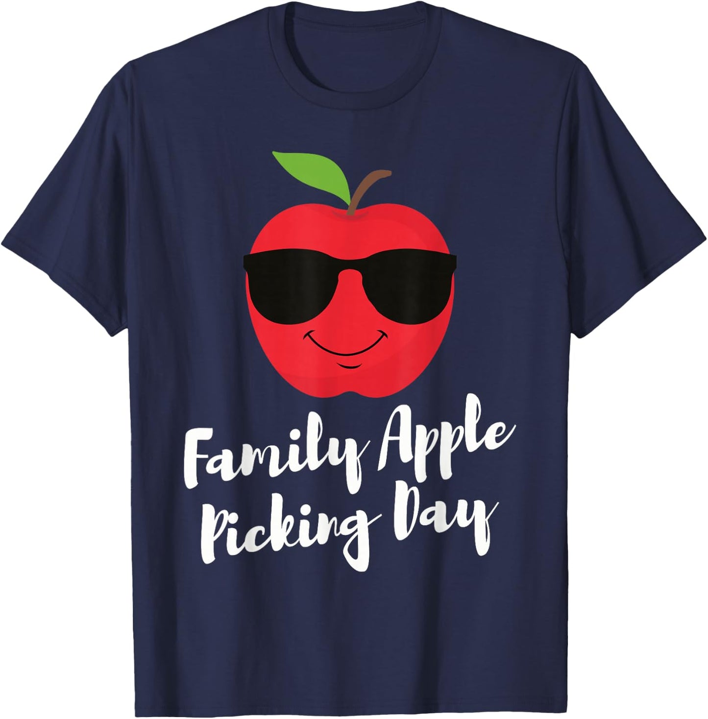 Family Apple Picking Day Apple picking season T-Shirt - T-Shirt | Navy