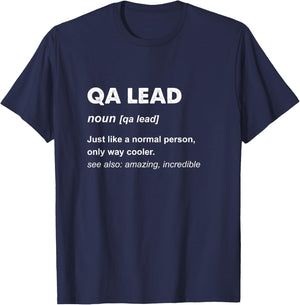 Qa Lead T-Shirt - T-Shirt | Navy