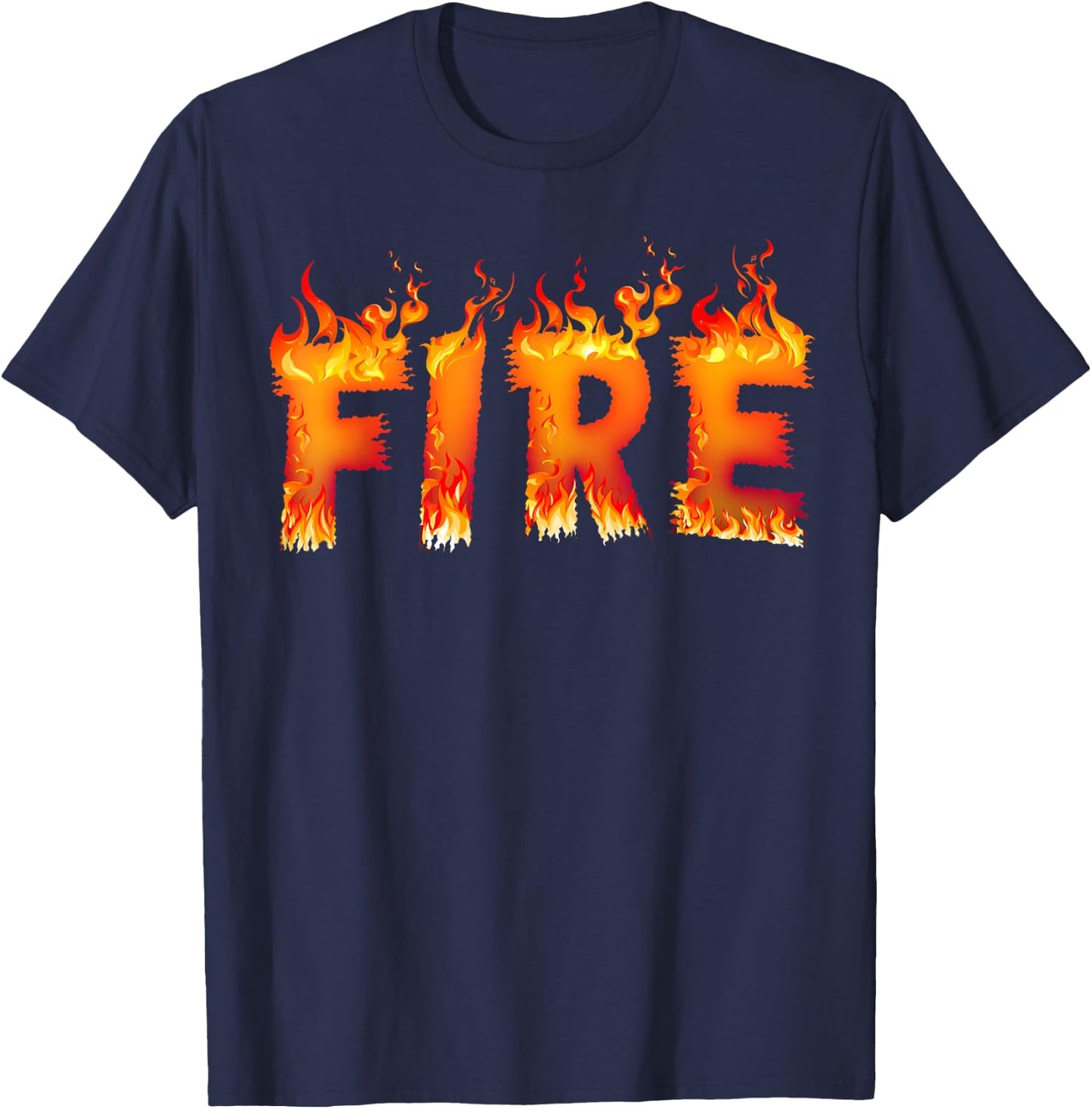 Funny Fire and Ice Costume Halloween 2024 Family Matching T-Shirt - T-Shirt | Navy
