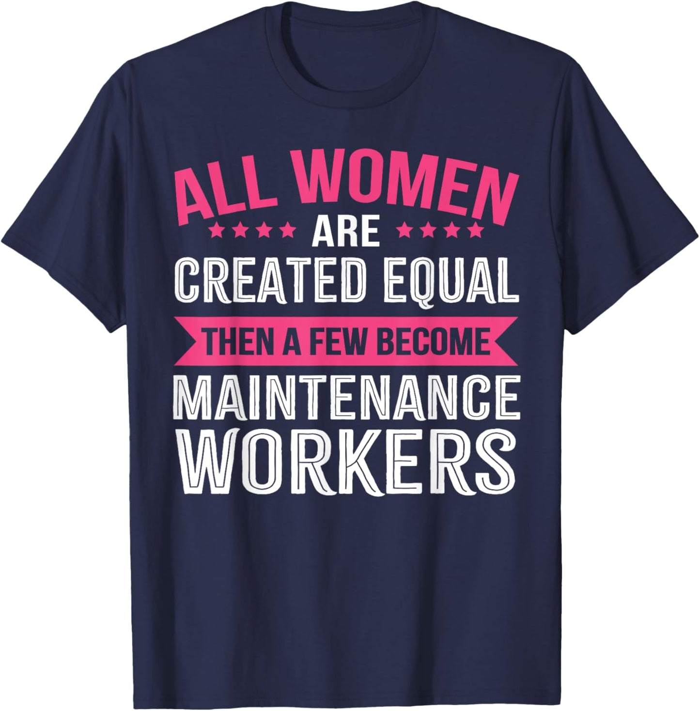 Maintenance Worker Women T-Shirt - T-Shirt | Navy
