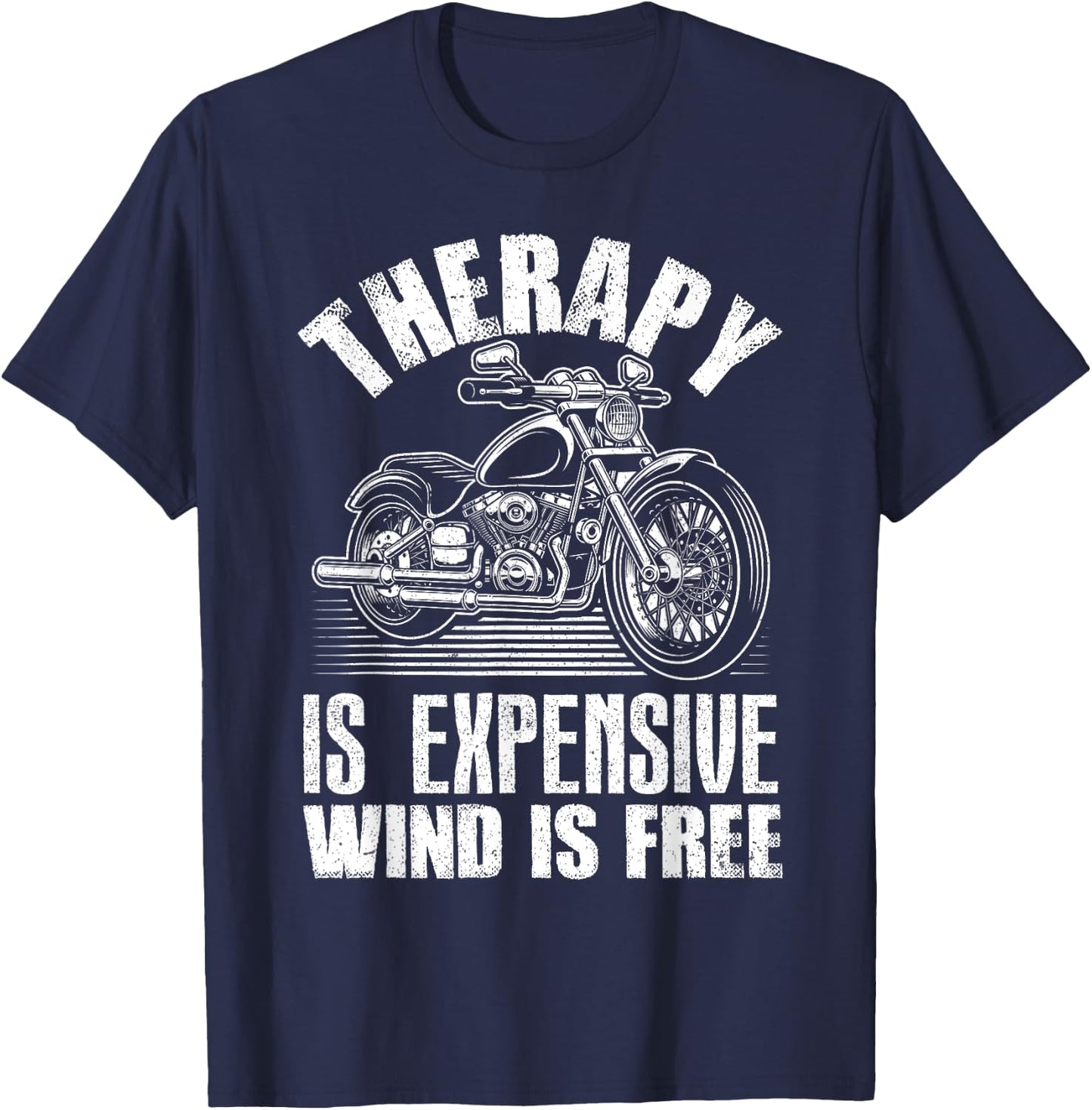 Cool Motorcycle Women Motorcycle Lovers Bike Rider T-Shirt - T-Shirt | Navy
