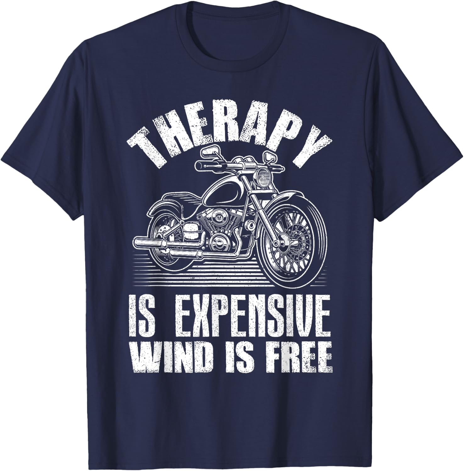 Cool Motorcycle Women Motorcycle Lovers Bike Rider T-Shirt - T-Shirt | Navy