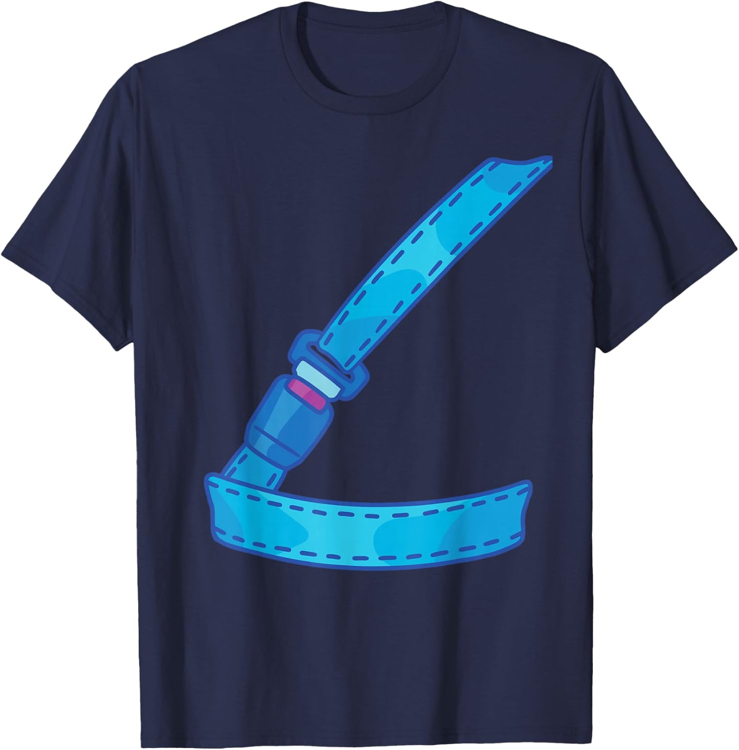 Car Driver Seat Belt Car Seat Belt Safety T-Shirt - T-Shirt | Navy