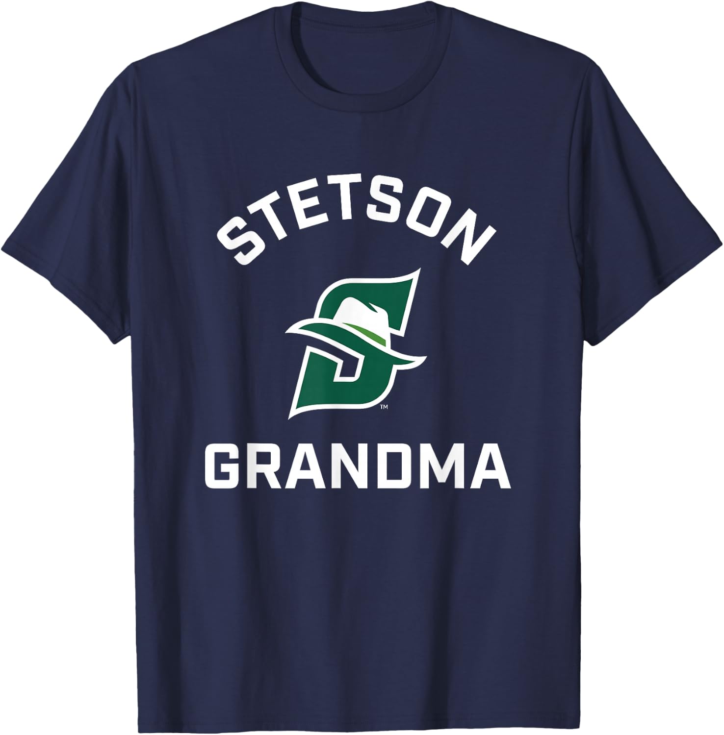 Stetson University Hatters Arched Grandma T-Shirt - T-Shirt | Navy