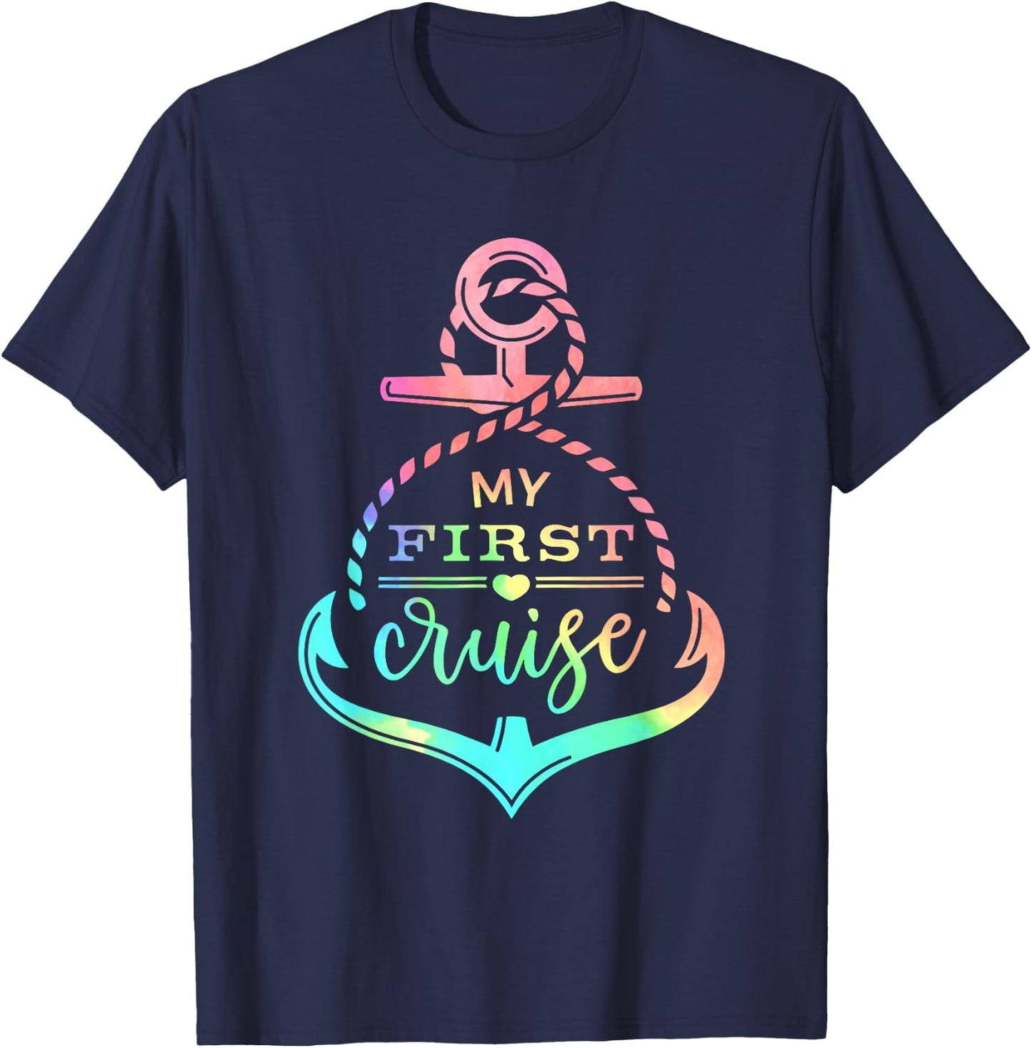 My First Cruise Rookie Travelers Vacation Matching Family T-Shirt - T-Shirt | Navy