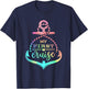 My First Cruise Rookie Travelers Vacation Matching Family T-Shirt - T-Shirt | Navy