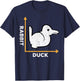 Rabbit Duck Graph Funny Optic Visual Illusion Men Women Kids T-Shirt - T-Shirt | Navy