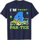 I'm 4 Let's Par- Birthday Golf 4th Party Sport Kids T-Shirt - T-Shirt | Navy