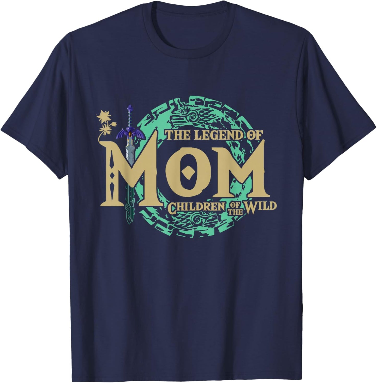The Legend Of Mom Mother Vibes Mothers Day T-Shirt - T-Shirt | Navy
