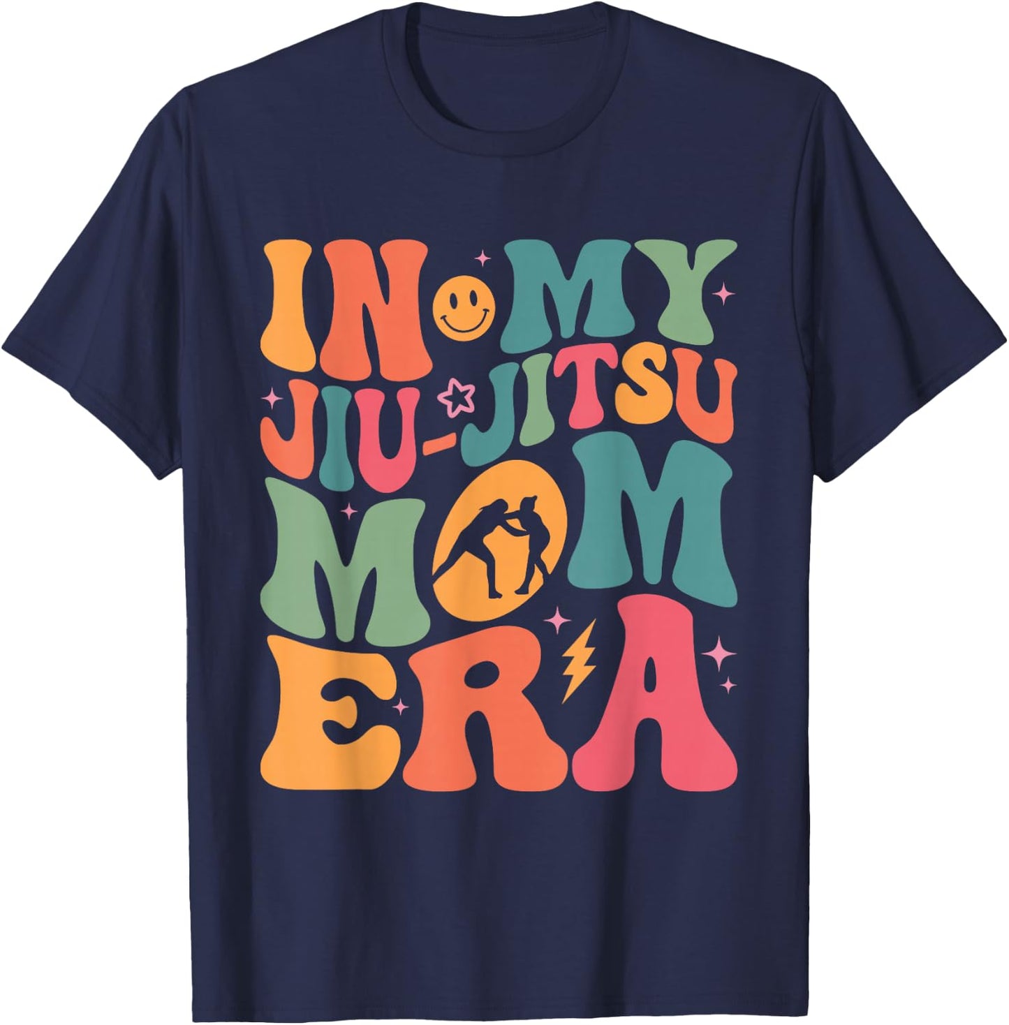 In My Jiu Jitsu Mom Era Jiu Jitsu Mama Mother's Day T-Shirt - T-Shirt | Navy