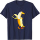 Banana Duck. Funny Anthropomorphic Fruit Animals T-Shirt - T-Shirt | Navy
