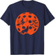 Halloween Pickleball Moon Spooky Graphic T-Shirt - T-Shirt | Navy
