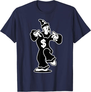 Koko the Clown Ghost x Money Sign T-Shirt - T-Shirt | Navy