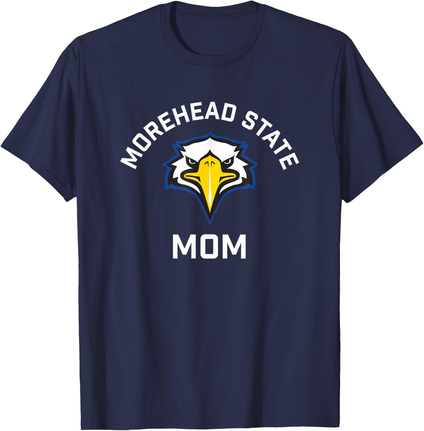 Morehead State University Eagles Arched Mom T-Shirt - T-Shirt | Navy