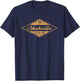 Retro Nashville Tennessee Music City Vintage Guitar Souvenir T-Shirt - T-Shirt | Navy