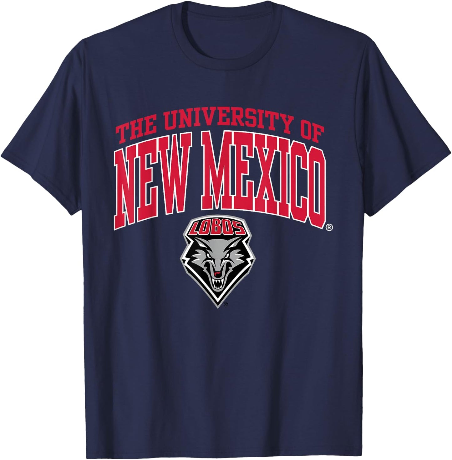 New Mexico Lobos | Official NCAA Merch | NCAFNMU02 T-Shirt - T-Shirt | Navy