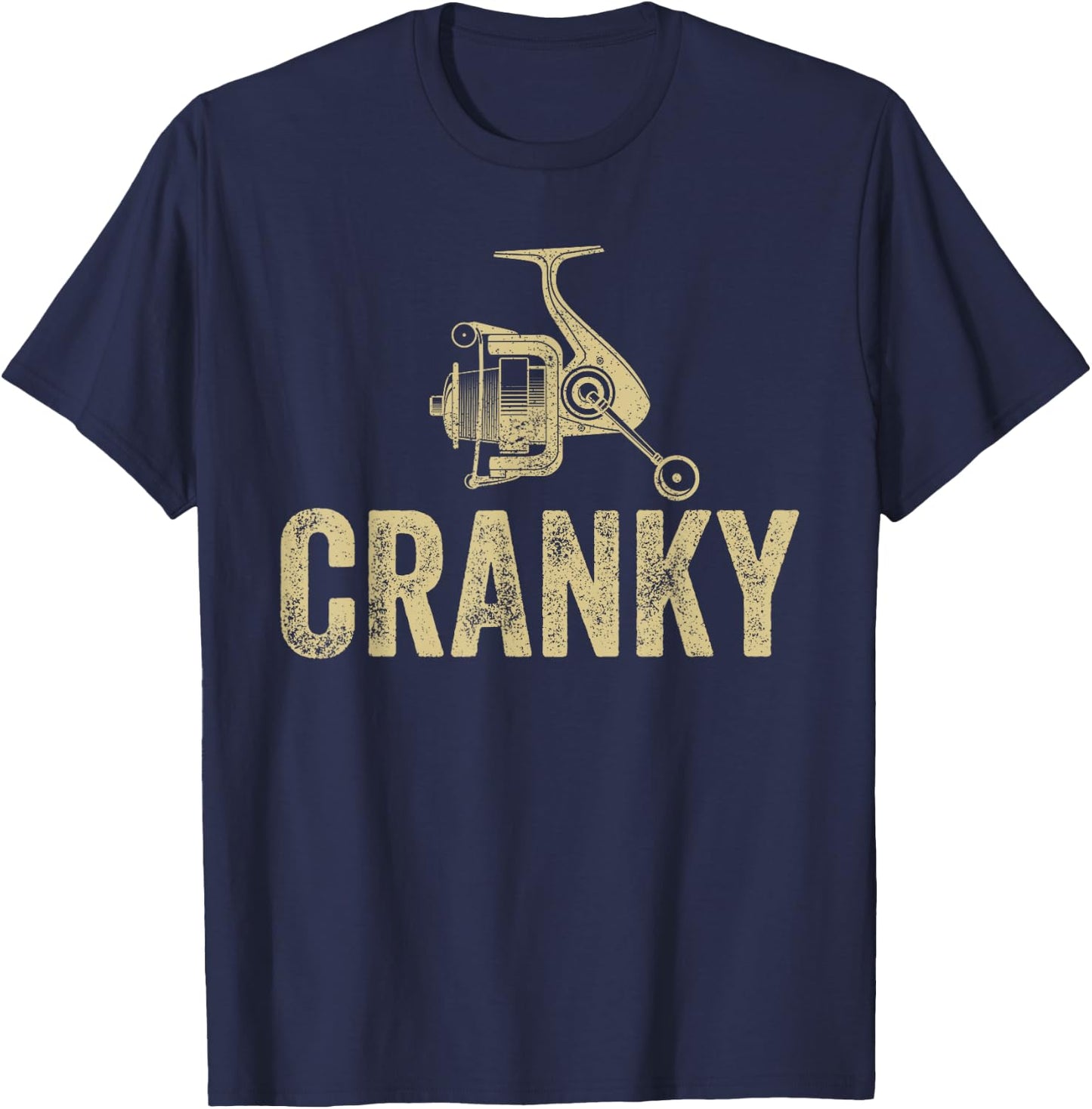 Funny Fishing Men Dad T-Shirt - T-Shirt | Navy