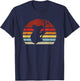 Retro Sunset Koala Bear Australian Wildlife Eucalyptus T-Shirt - T-Shirt | Navy