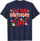 Im The Birthday Girl Strawberry Berry Sweet One Two T-Shirt - T-Shirt | Navy