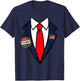 Donald Trump Halloween Costume Easy Last Minute Costume T-Shirt - T-Shirt | Navy
