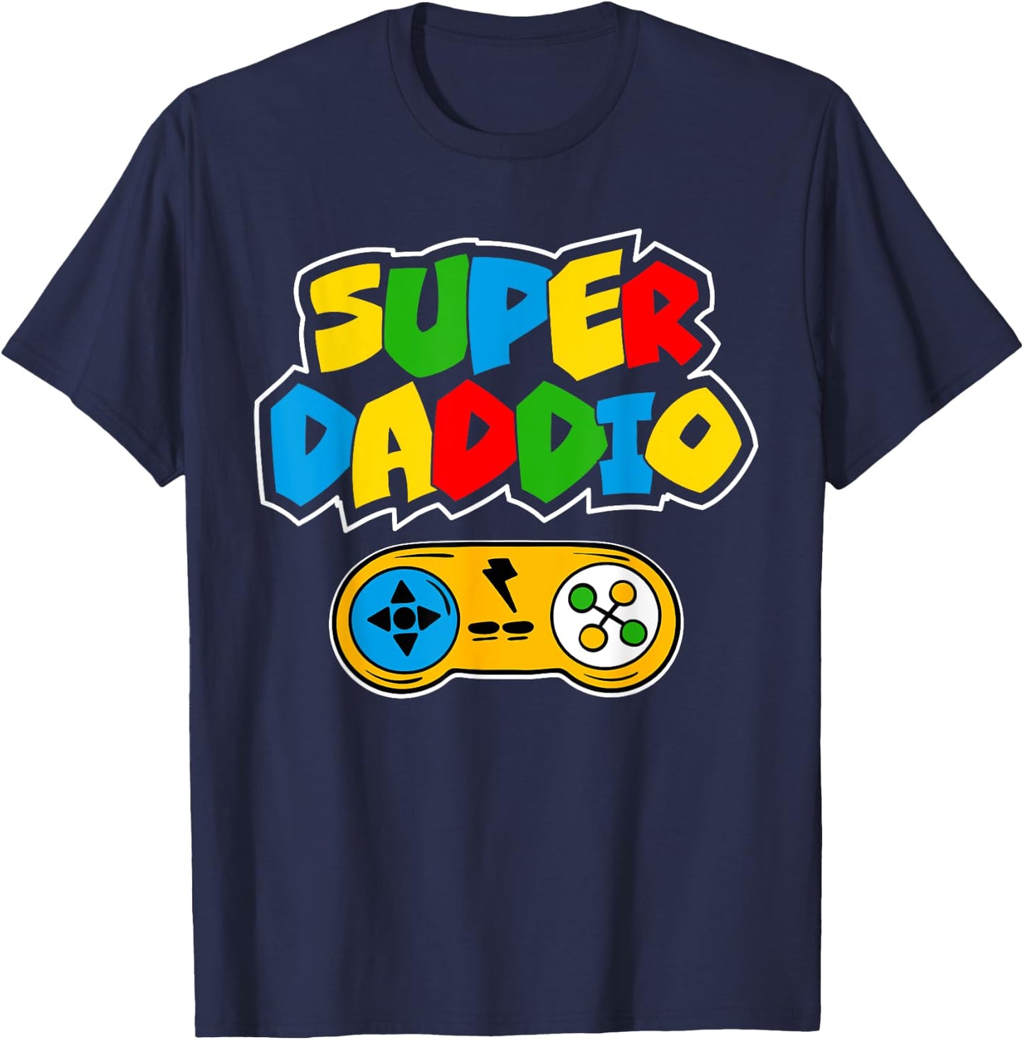 Super Daddio - Father's Day Gift - Father's Day Gift T-Shirt - T-Shirt | Navy