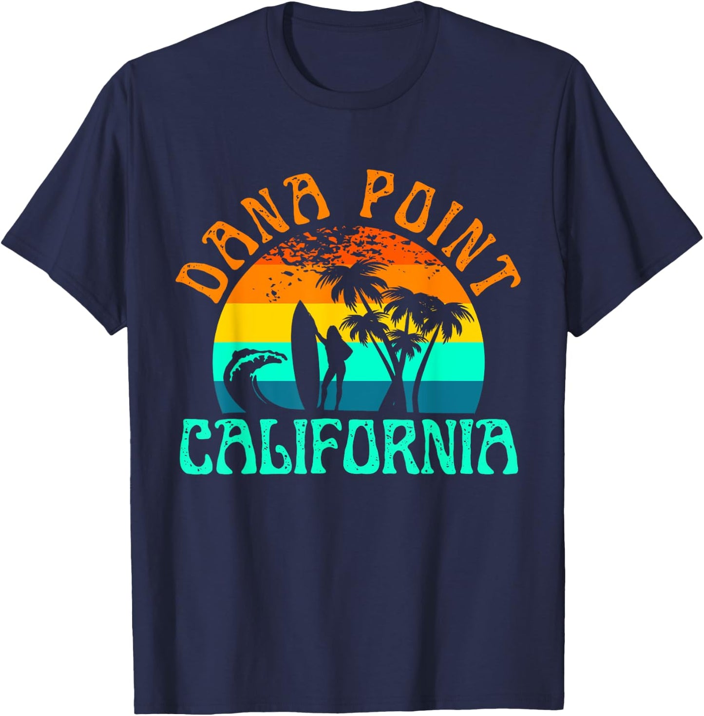 Dana Point Beach T-Shirt - T-Shirt | Navy
