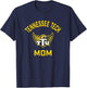 Tennessee Tech Golden Eagles Arched Mom T-Shirt - T-Shirt | Navy