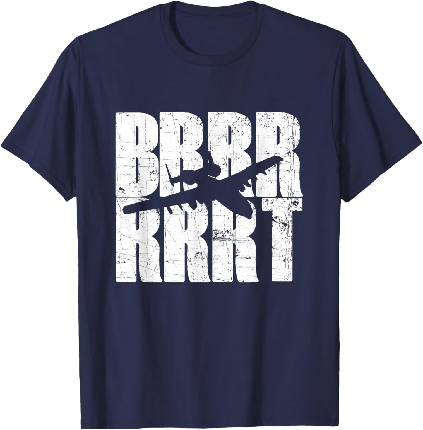 BRRRRT A-10 For USA Military Veterans T-Shirt - T-Shirt | Navy