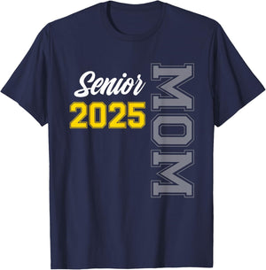 Senior mom class of 2025 senior mom graduation gifts T-Shirt - T-Shirt | Navy