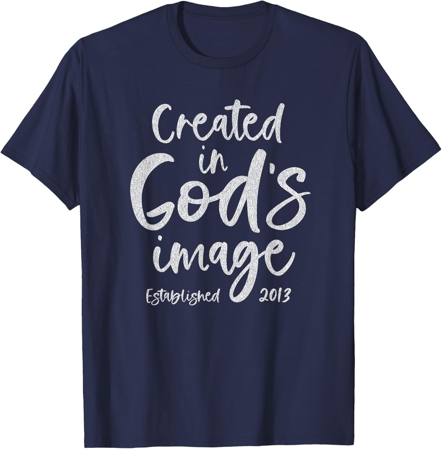 12 Year Old Christian Jesus and God 2013 12th Birthday T-Shirt - T-Shirt | Navy