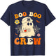 Boo Boo Crew Nurse Shirt Funny Ghost Retro Halloween Nurse T-Shirt - T-Shirt | Navy