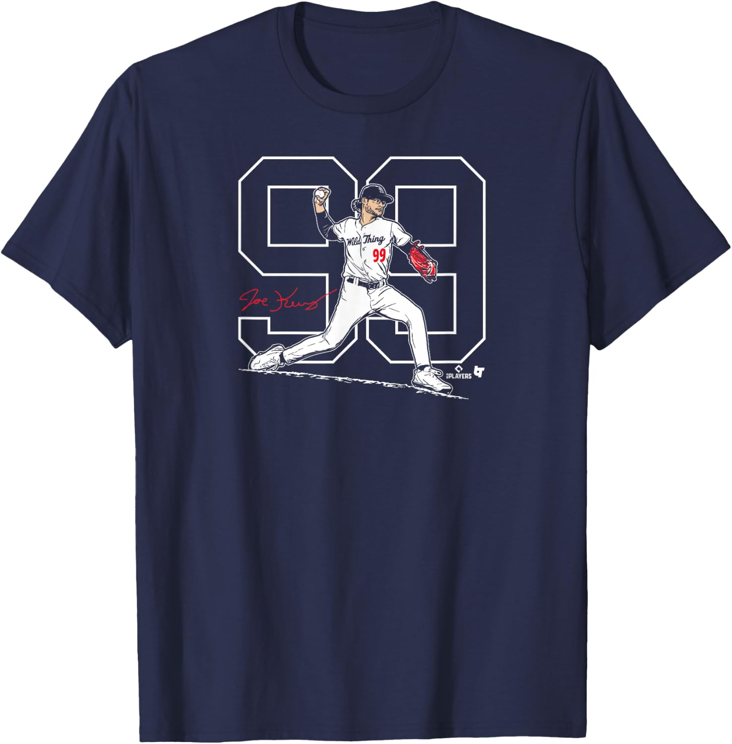 Joe Kelly - Wild Thing - Los Angeles Baseball T-Shirt - T-Shirt | Navy