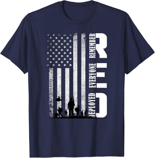 RED Friday Military US Army Remember erveryone deployed T-Shirt - T-Shirt | Navy