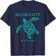 Sea Isle City New Jersey Sea Turtle Boys Girls Toddler T-Shirt - T-Shirt | Navy