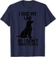 i Hug My lab So I Dont Choke People T-Shirt - T-Shirt | Navy