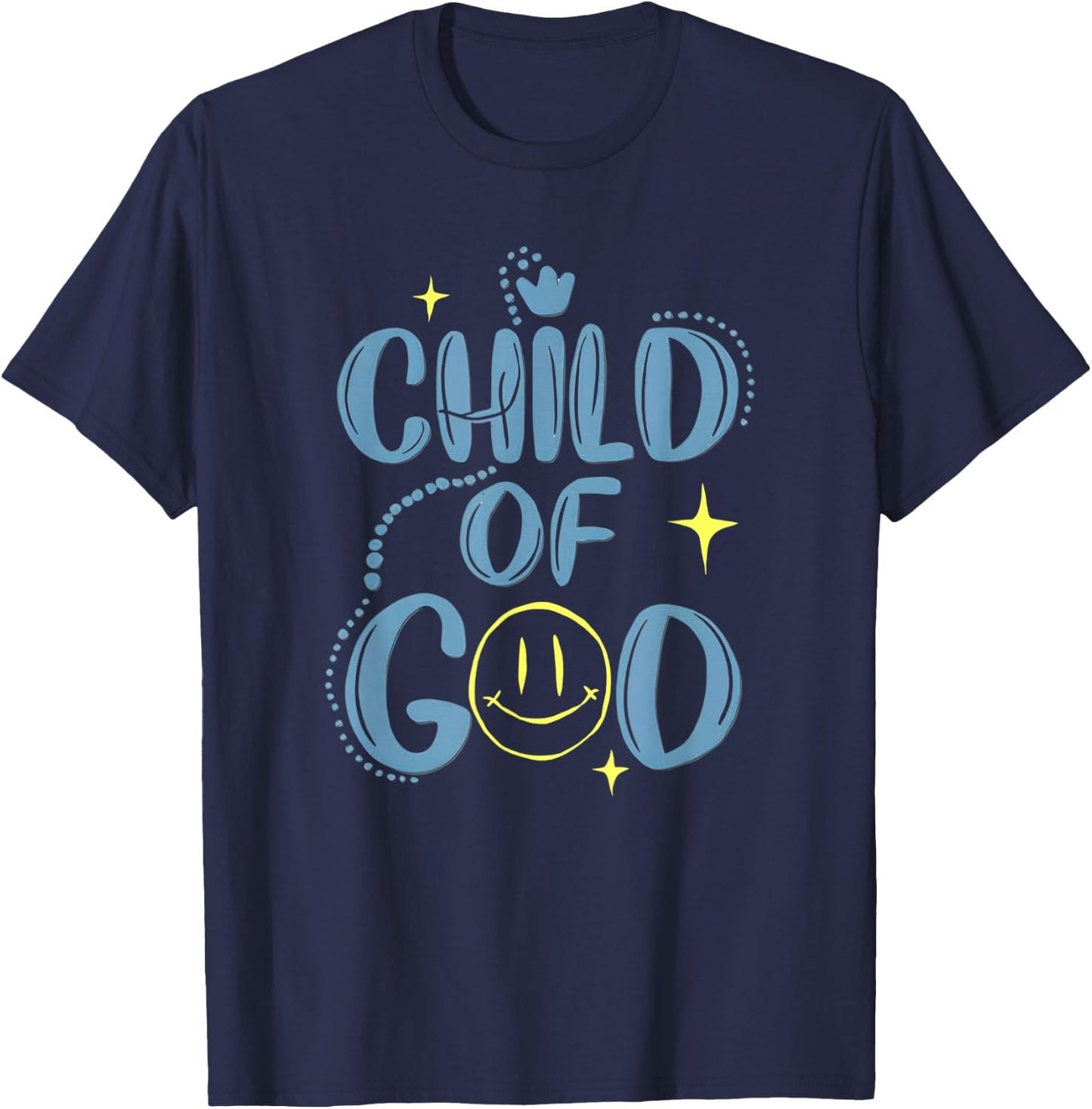 Child of God! Back to School Bold Christian Kids T-Shirt - T-Shirt | Navy
