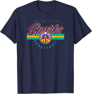 WNBA Los Angeles Sparks Off The Bench T-Shirt - T-Shirt | Navy