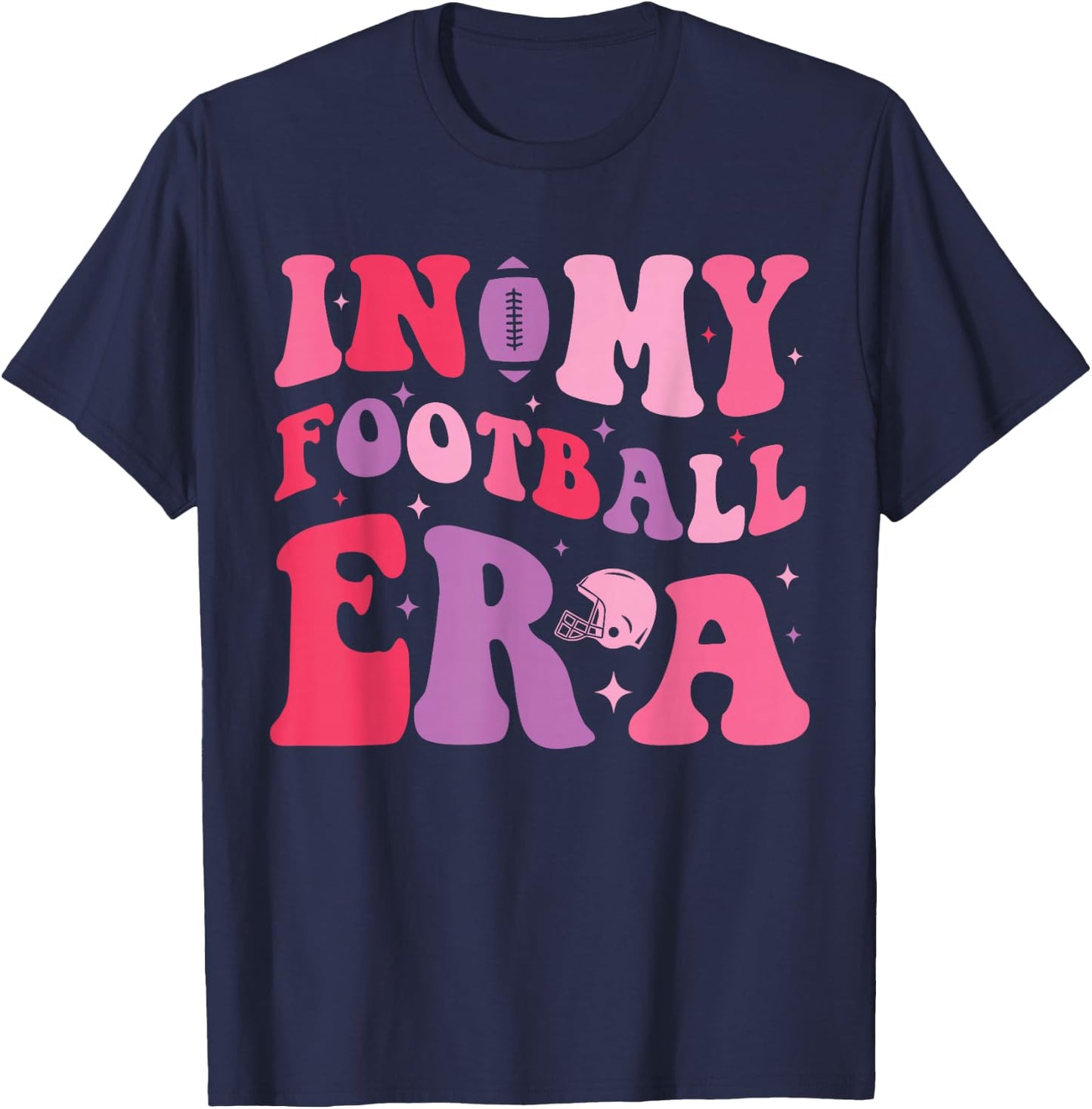 Funny In My Football Era T-Shirt - T-Shirt | Navy
