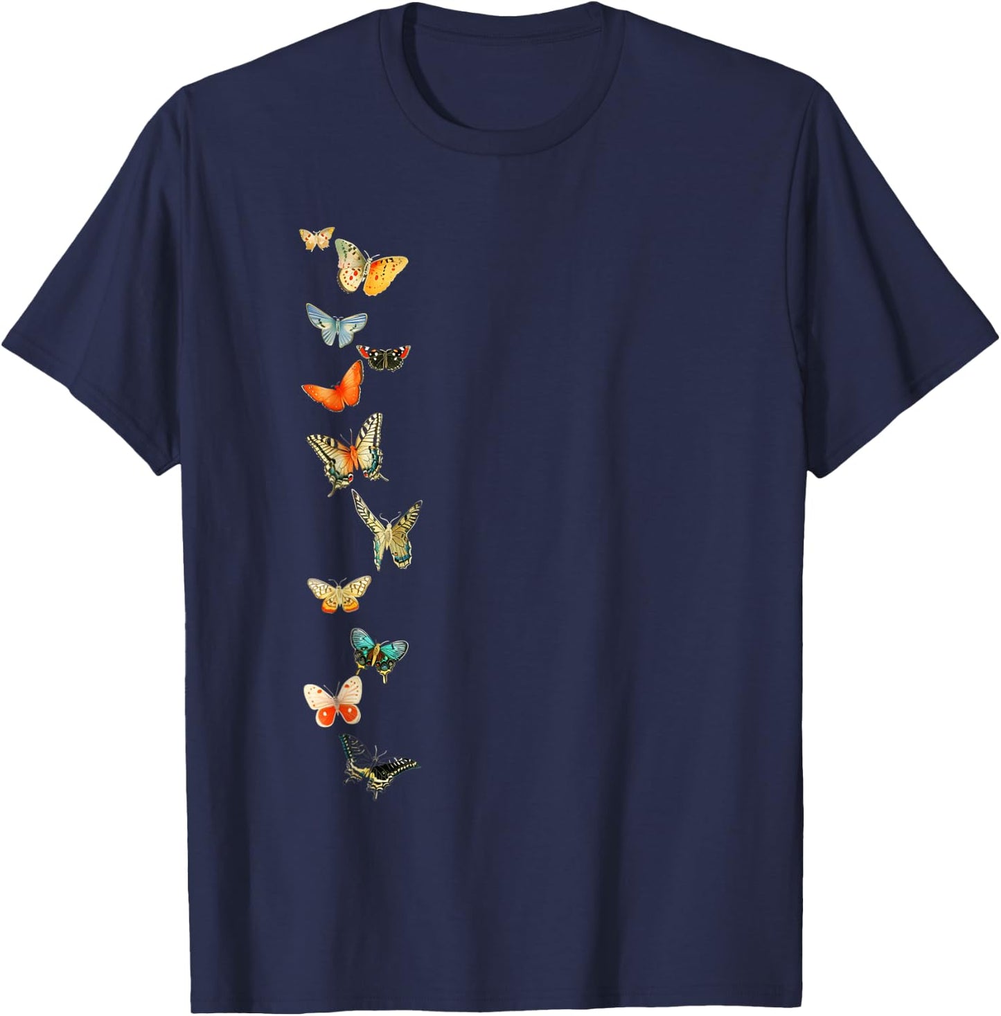 Butterflies Butterfly stylish T-Shirt - T-Shirt | Navy
