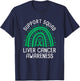 Support Squad Liver Cancer Awareness T-Shirt - T-Shirt | Navy