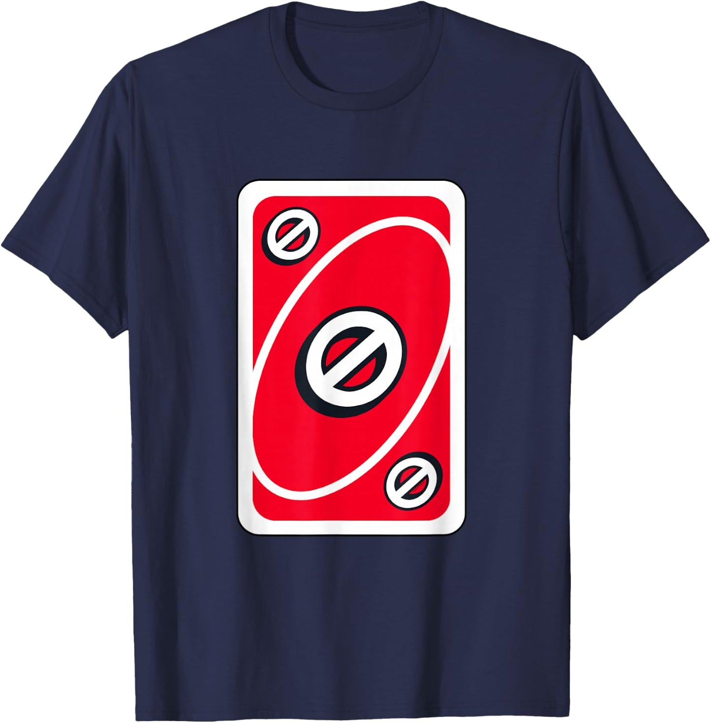 UNO - Red Skip Card T-Shirt - T-Shirt | Navy