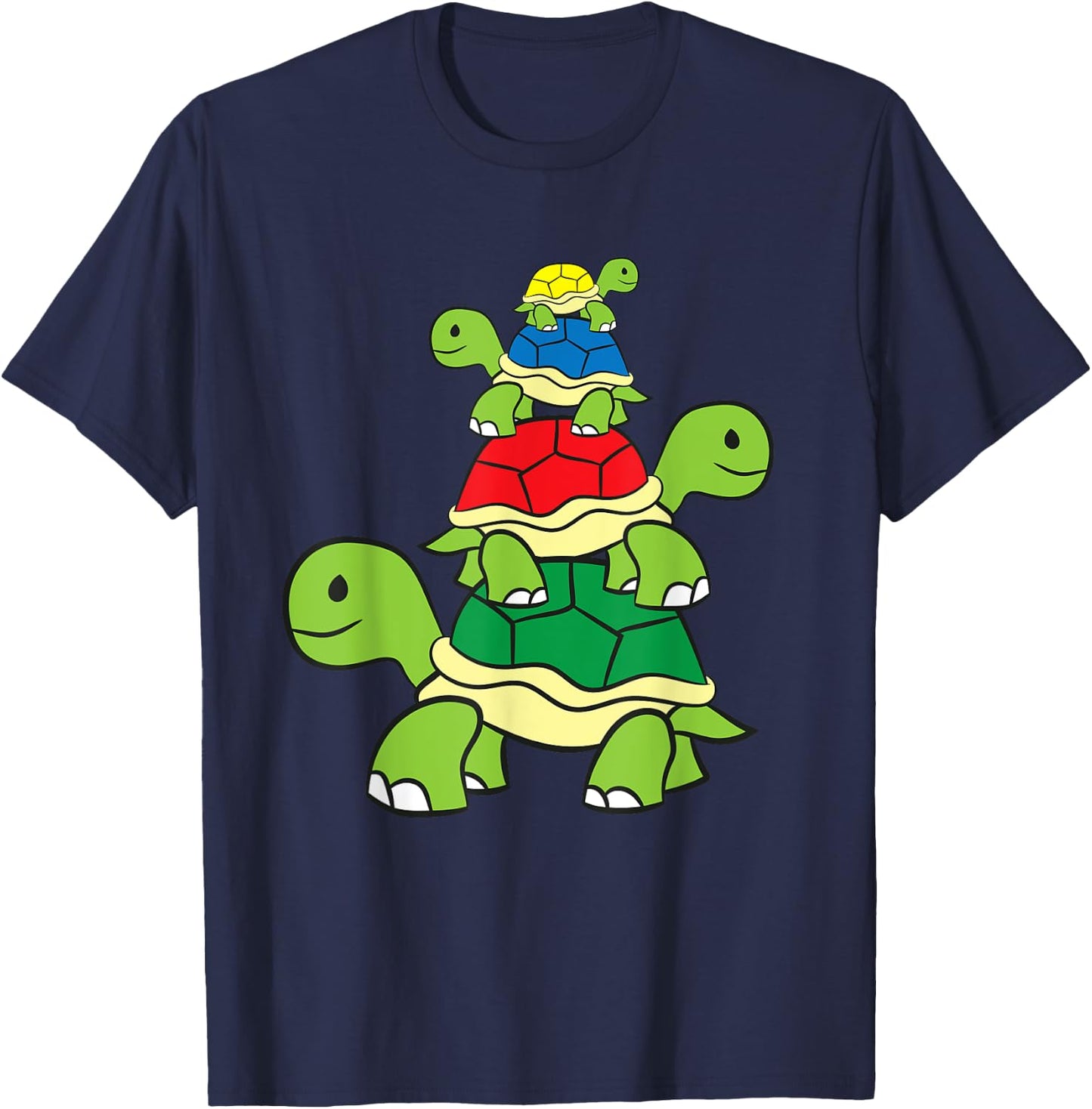 Cute Turtle Tortoises Ocean Love Sea Turtles T-Shirt - T-Shirt | Navy