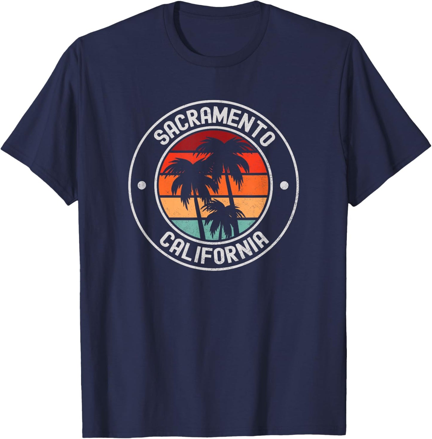 Sacramento, California T-Shirt - T-Shirt | Navy