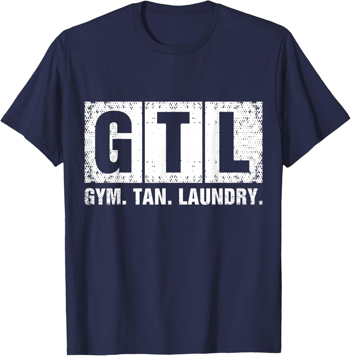 GTL Gym Tan Laundry Italian Flag T-Shirt - T-Shirt | Navy