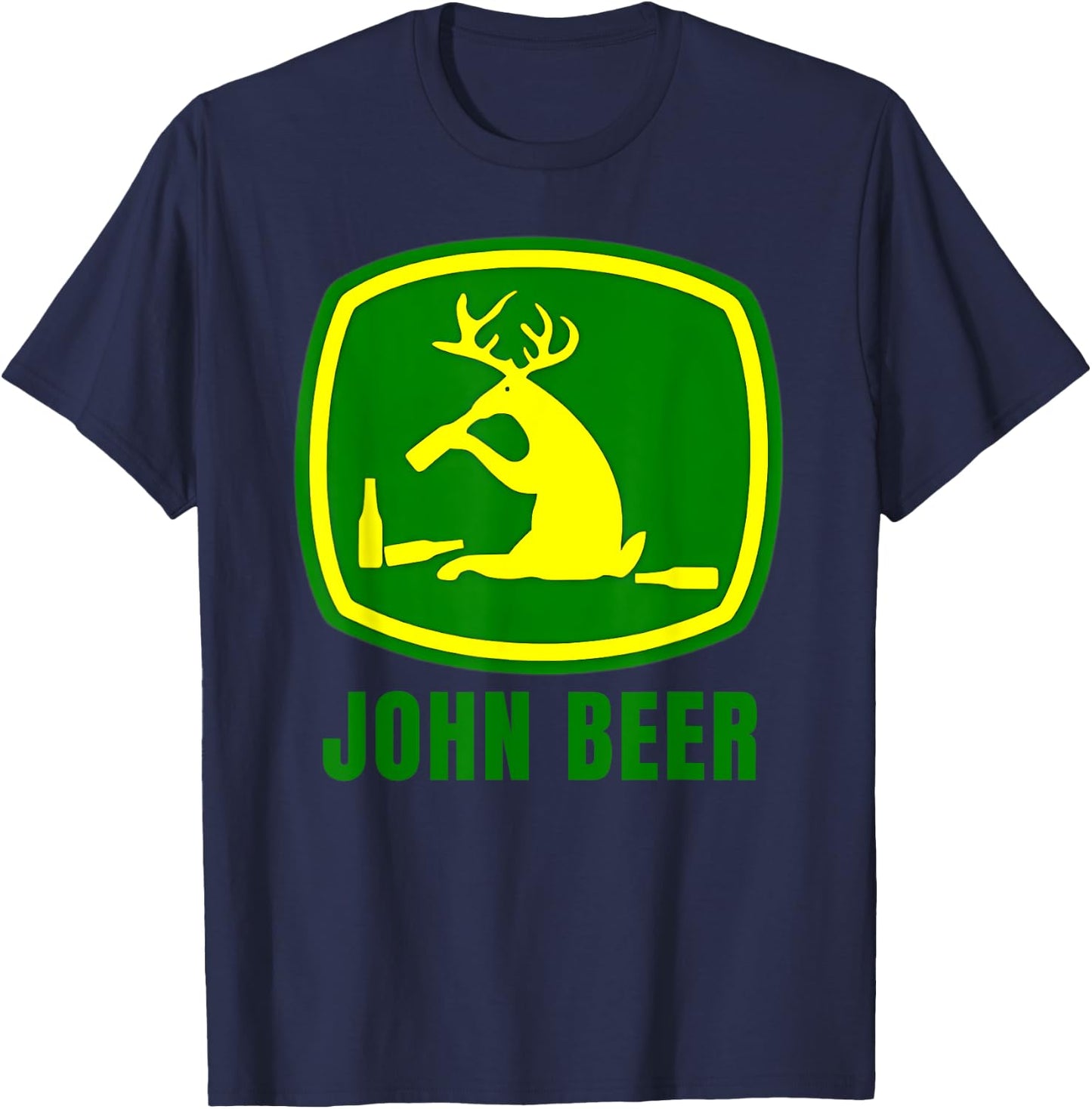John Beer - funny T-Shirt - T-Shirt | Navy