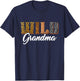 Wild Grandma Safari Jungle Animal Birthday Matching Family T-Shirt - T-Shirt | Navy