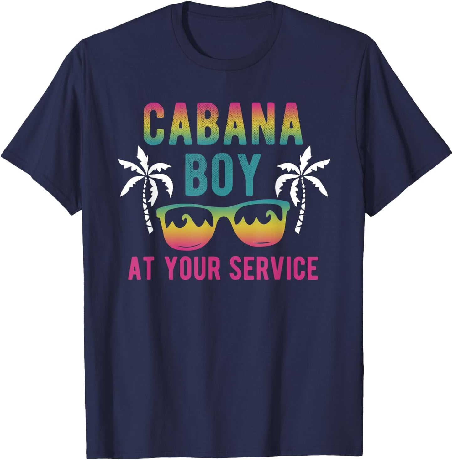 Cabana Boy at Your Service T-Shirt - T-Shirt | Navy