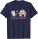 Wanna lick Owl Pink T-Shirt - T-Shirt | Navy